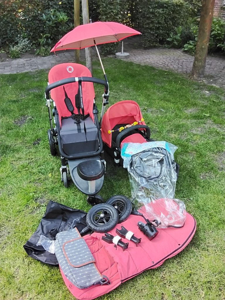 complete kinderwagen, Kinderen en Baby's, Kinderwagens en Combinaties, Gebruikt, Combiwagen, Verstelbare duwstang, Ophalen