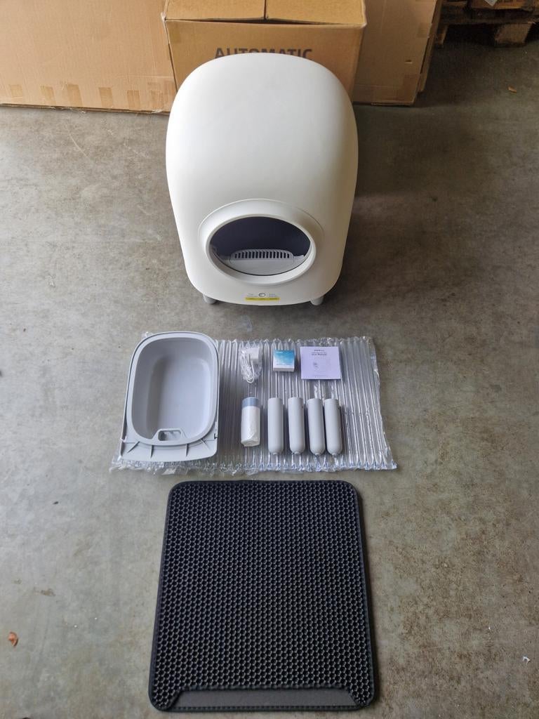 Aanbieding!Nieuwe Automatische Petree Kattenbak met garantie, Dieren en Toebehoren, Kattenbakken, Ophalen of Verzenden, Nieuw