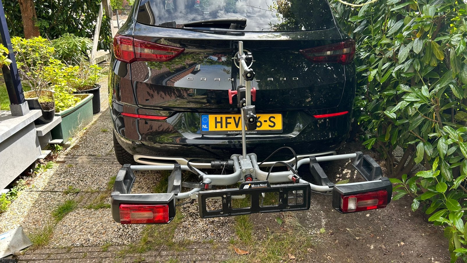MovaNext fietsendrager, Gebruikt, Ophalen of Verzenden, 2 fietsen, Trekhaakdrager