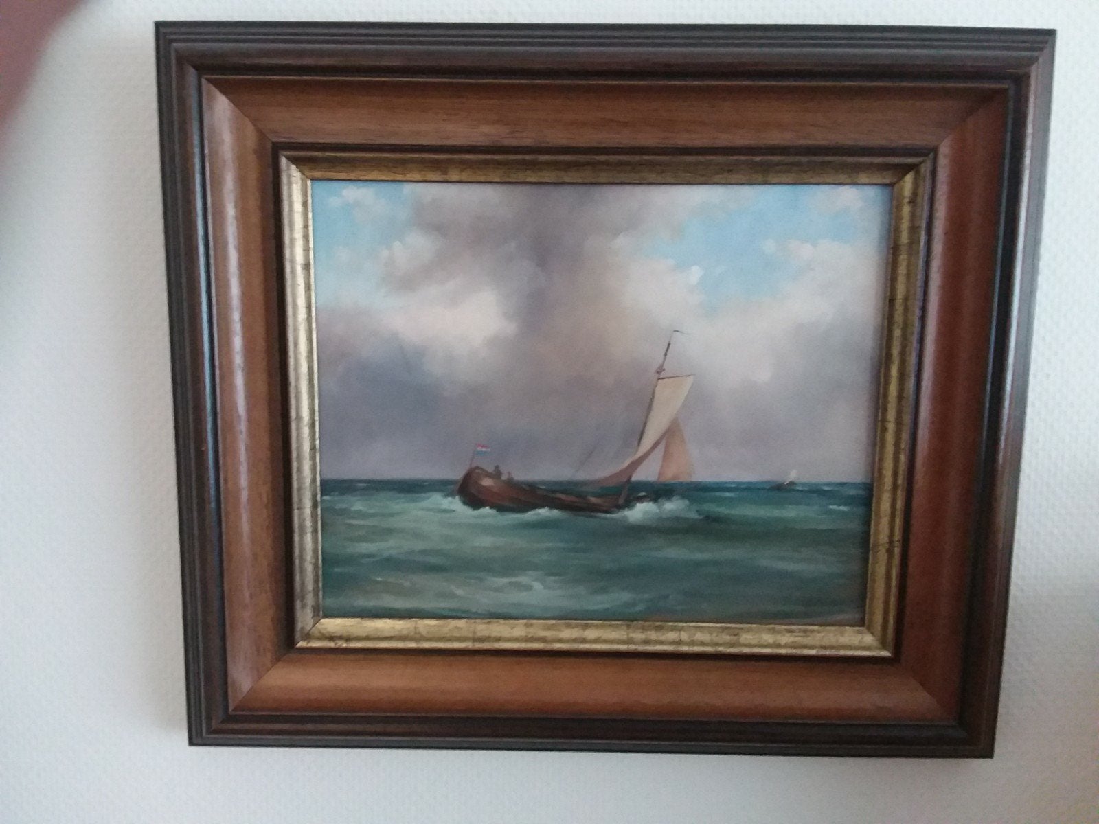 Schilderij olieverf op doek., Ophalen of Verzenden
