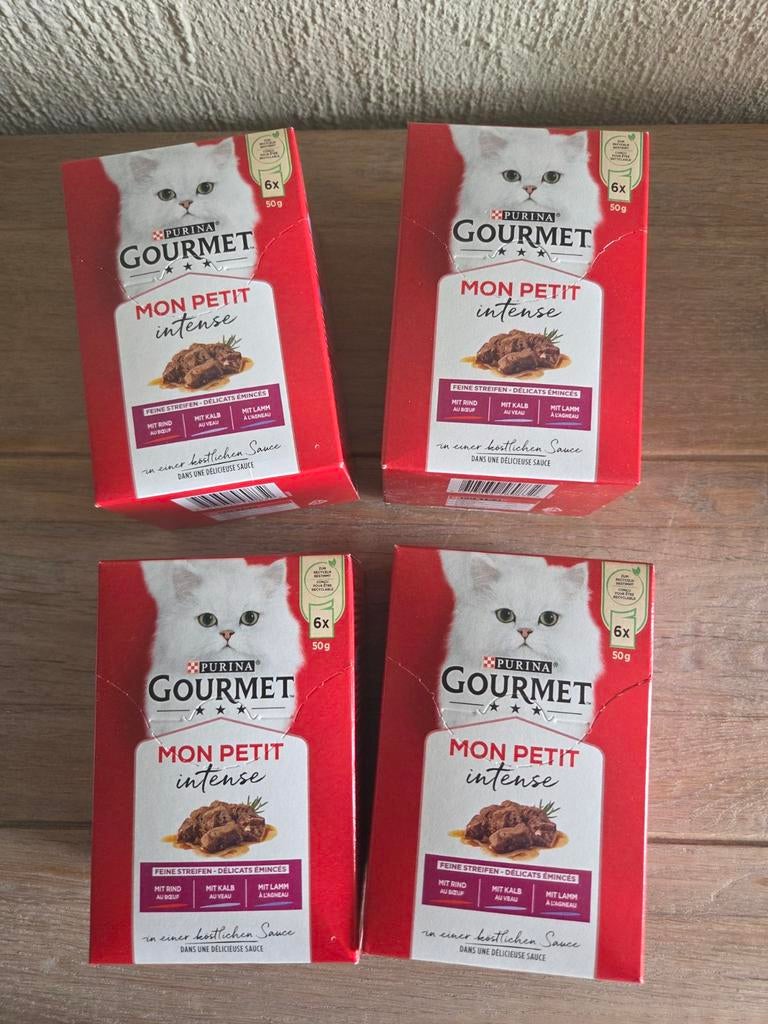Gourmet Mon Petit Intense kattenvoer 24 zakjes, Dieren en Toebehoren, Ophalen of Verzenden, Kat