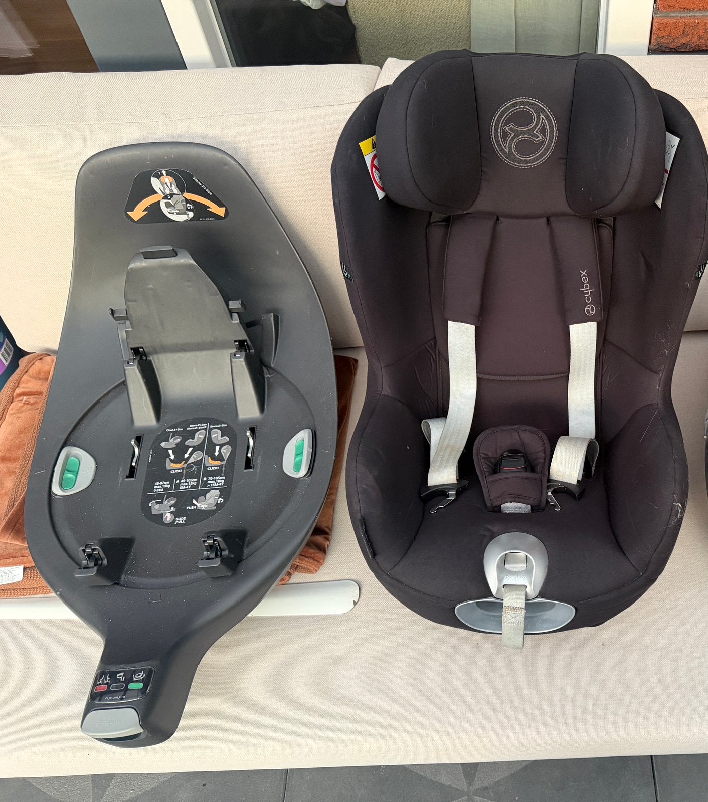 Cybex Sirona autostoel met Isofix base, Ophalen, Zo goed als nieuw, Overige merken, Isofix