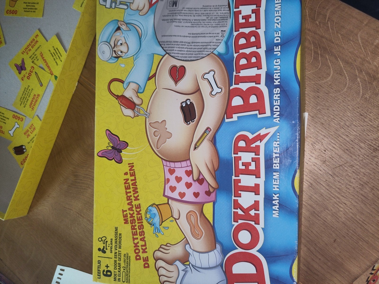 Dokter Bibber spel - Maak hem beter!, Een of twee spelers, Ophalen of Verzenden, Gebruikt