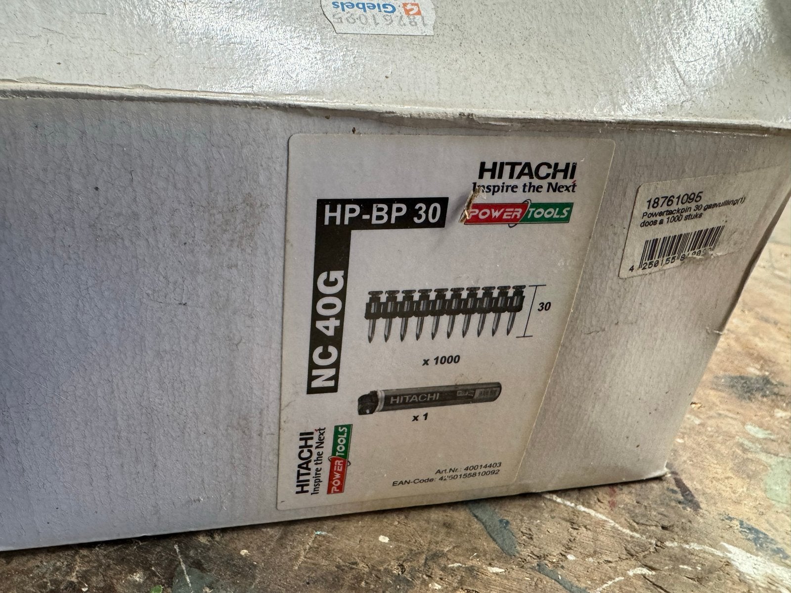 Hitachi Power Tools tackerpins en gaspatronen, Ophalen of Verzenden, Nieuw, Overige typen, Overige merken