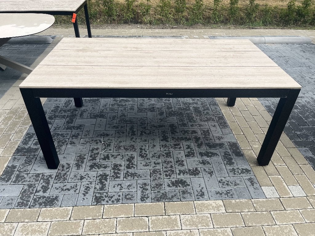 Tuintafel Cyprus 180x100cm | Wood | Polywood & Aluminium, Tuin en Terras, Ophalen, Zo goed als nieuw, Rechthoekig, Aluminium