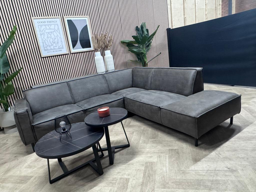 ZGAN UMIX Hoekbank Madison - Groen - 240 x 230, 250 tot 300 cm, -, -, Hoekbank