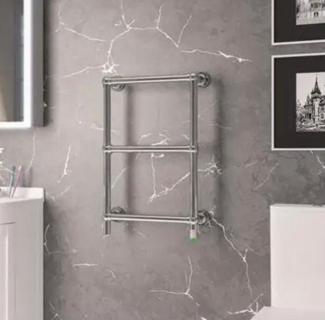Eastbrook Kennet elektrische handdoekradiator 50x70cm 120W, Minder dan 50 cm, Overige typen, Nieuw, Ophalen of Verzenden