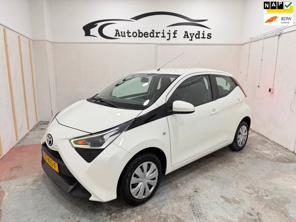 Toyota Aygo 1.0 VVT-i x-fun Airco EL Ramen Cruise Nap, Auto's, Toyota, Voorwielaandrijving, Stof, Gebruikt, Euro 6