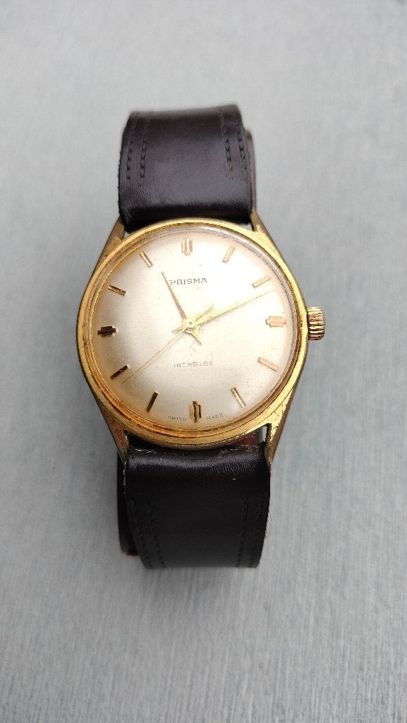 Prisma Horloge (vintage), Overige merken, Overige materialen, Gebruikt, Polshorloge