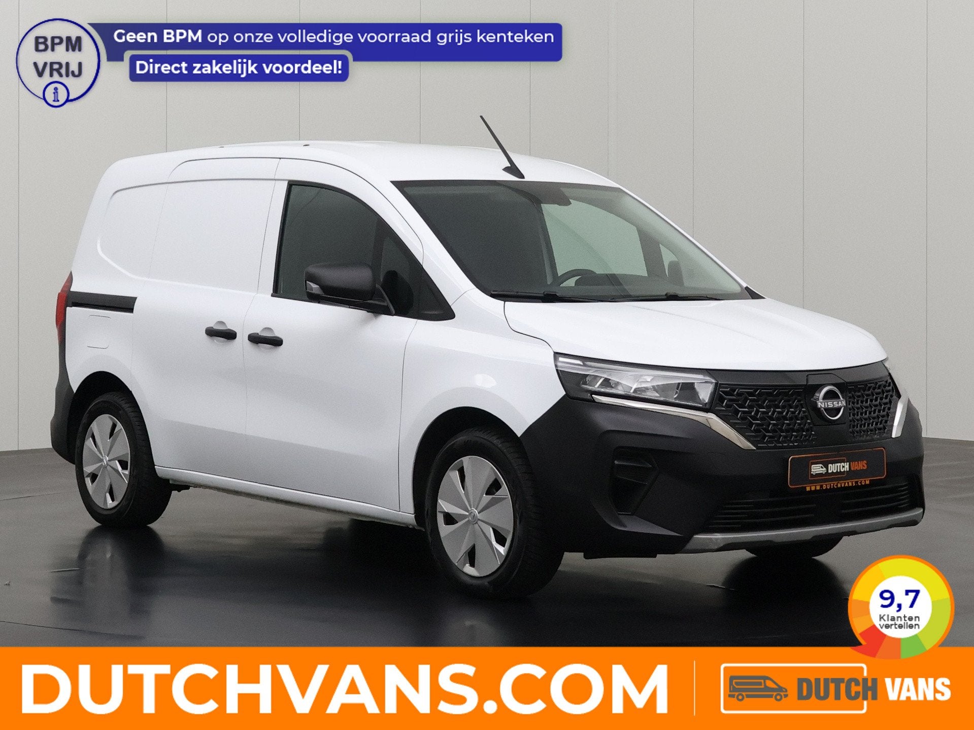 Nissan Townstar Elektrisch | 3-Zits | Airco | Cruise | Betim, Auto's, Automaat, Dealer onderhouden, Gebruikt, Zwart