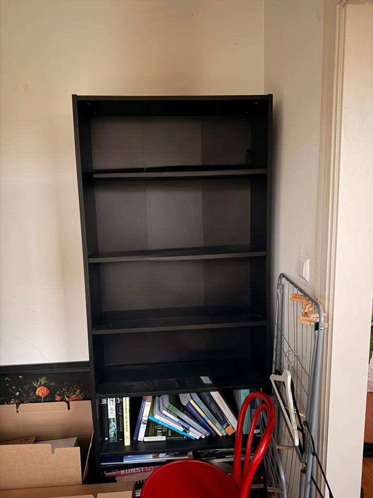 Billy boekenkast (zwart), Ophalen, Met plank(en), 200 cm of meer, 50 tot 100 cm