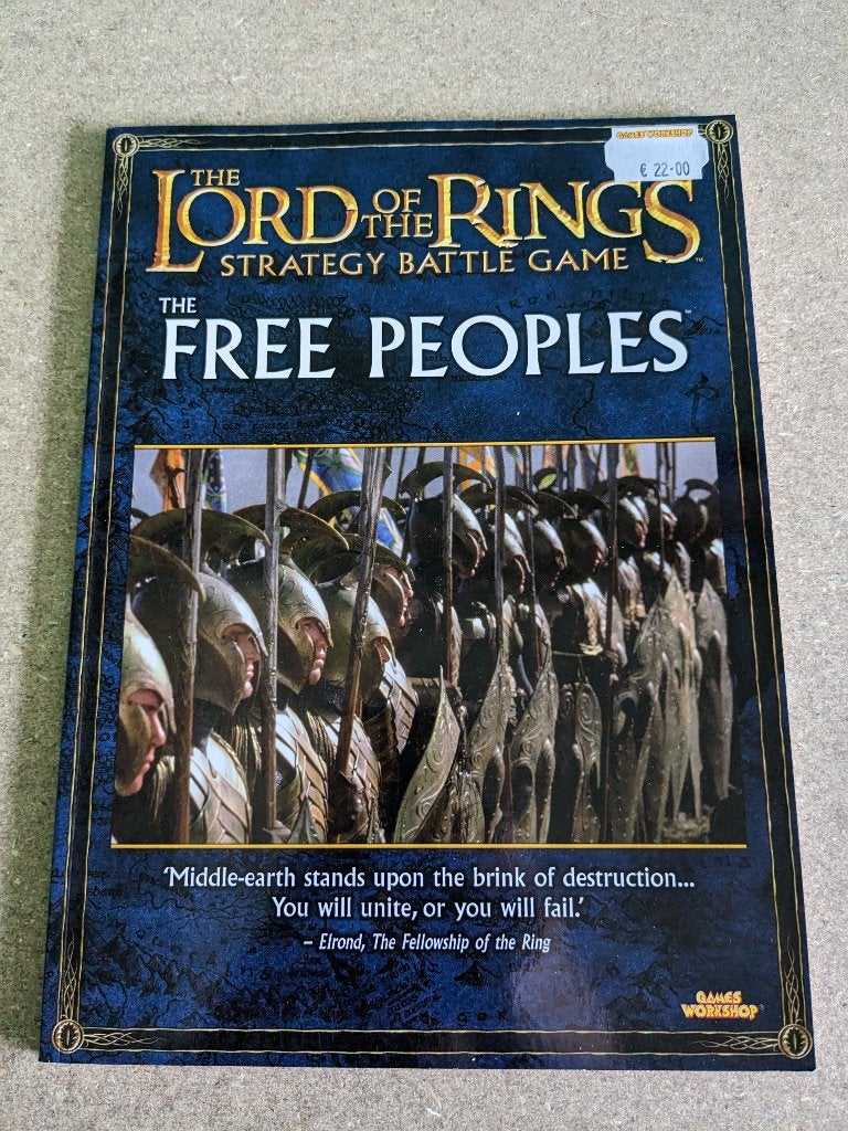 The Lord of the Rings SBG: The Free Peoples, Ophalen of Verzenden, Lord of the Rings, Boek of Catalogus