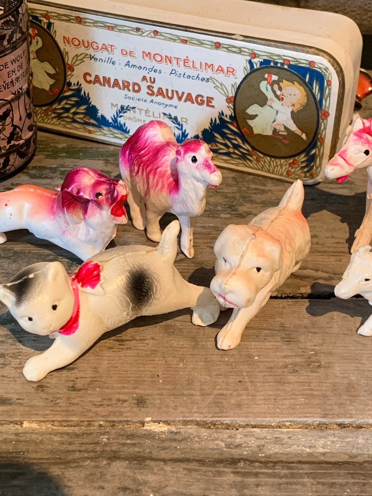 Antieke Celluloid Dierenfiguren - Diverse Soorten, Ophalen of Verzenden