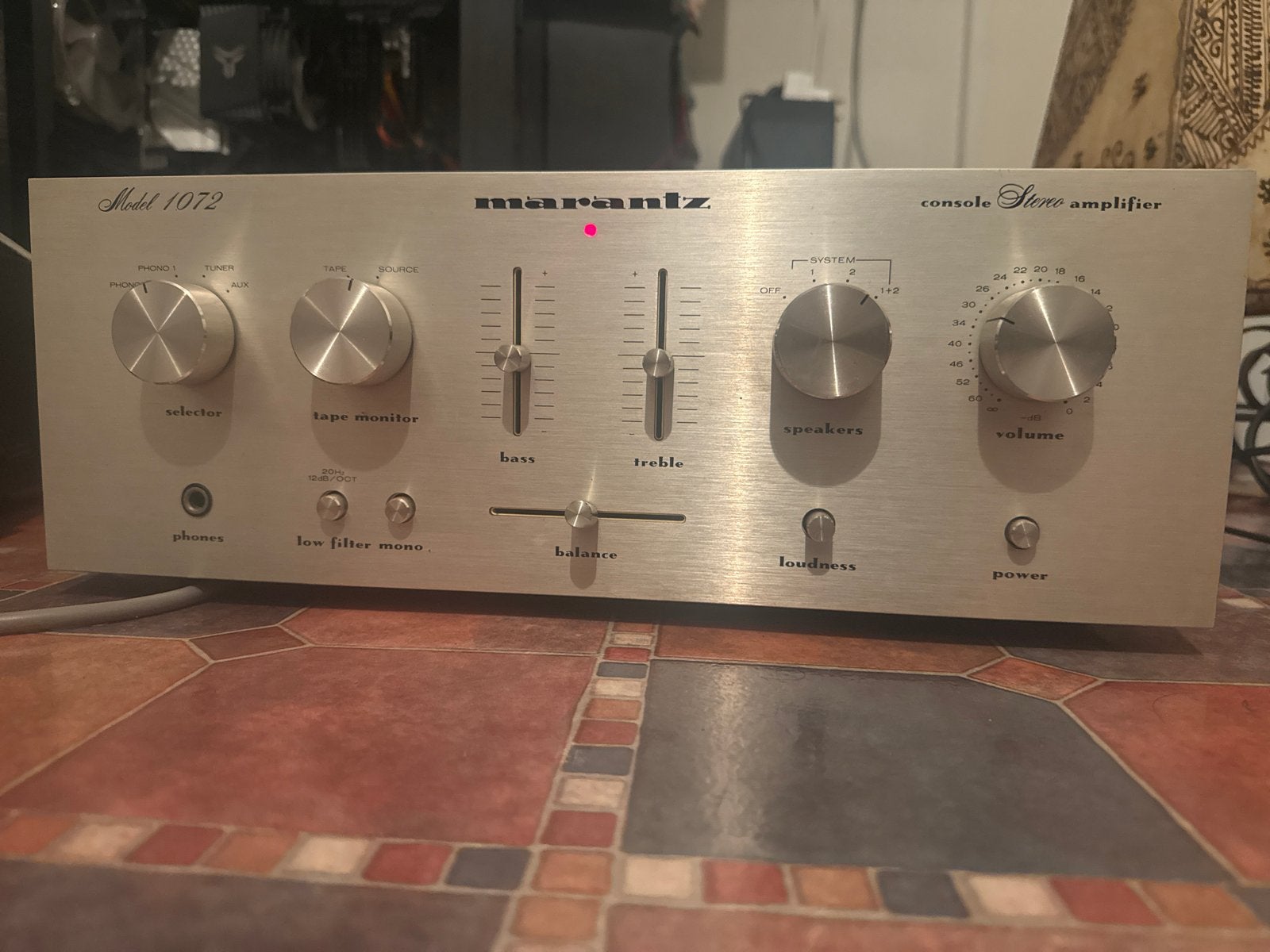 Marantz Model 1072 Console Stereo Versterker - Getest & Werk, Ophalen of Verzenden, Gebruikt