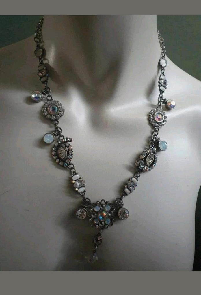 Vintage ketting, Sieraden, Tassen en Uiterlijk, Ophalen of Verzenden, Zo goed als nieuw, Overige materialen