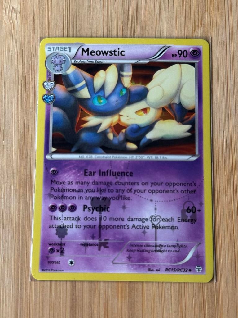 Pokemon Meowstic rc15 Generations Radiant Collection, Ophalen of Verzenden, Zo goed als nieuw