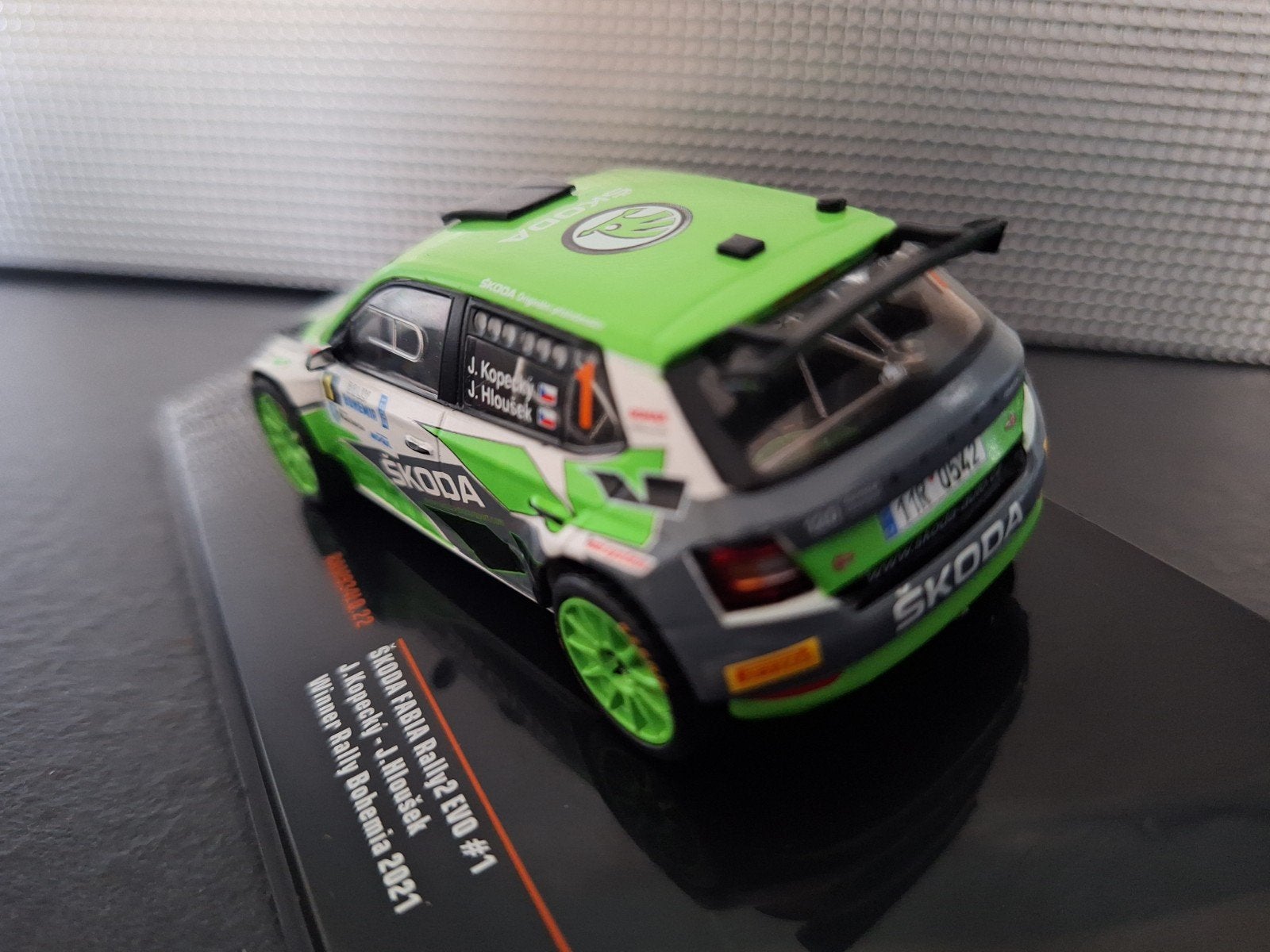 Skoda Fabia Rally 2 Evo #1 Bohemia 2021 
Schaal 1:43, Overige merken, IXO, IXO, Nieuw