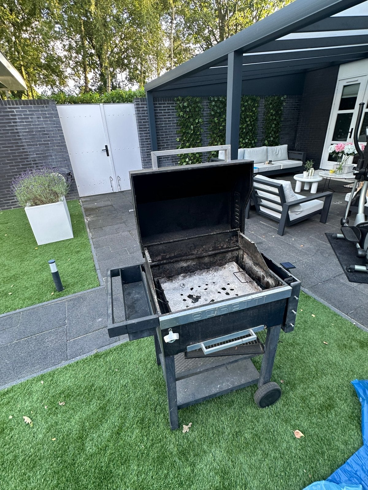 Boretti BBQ, Ophalen, Gebruikt