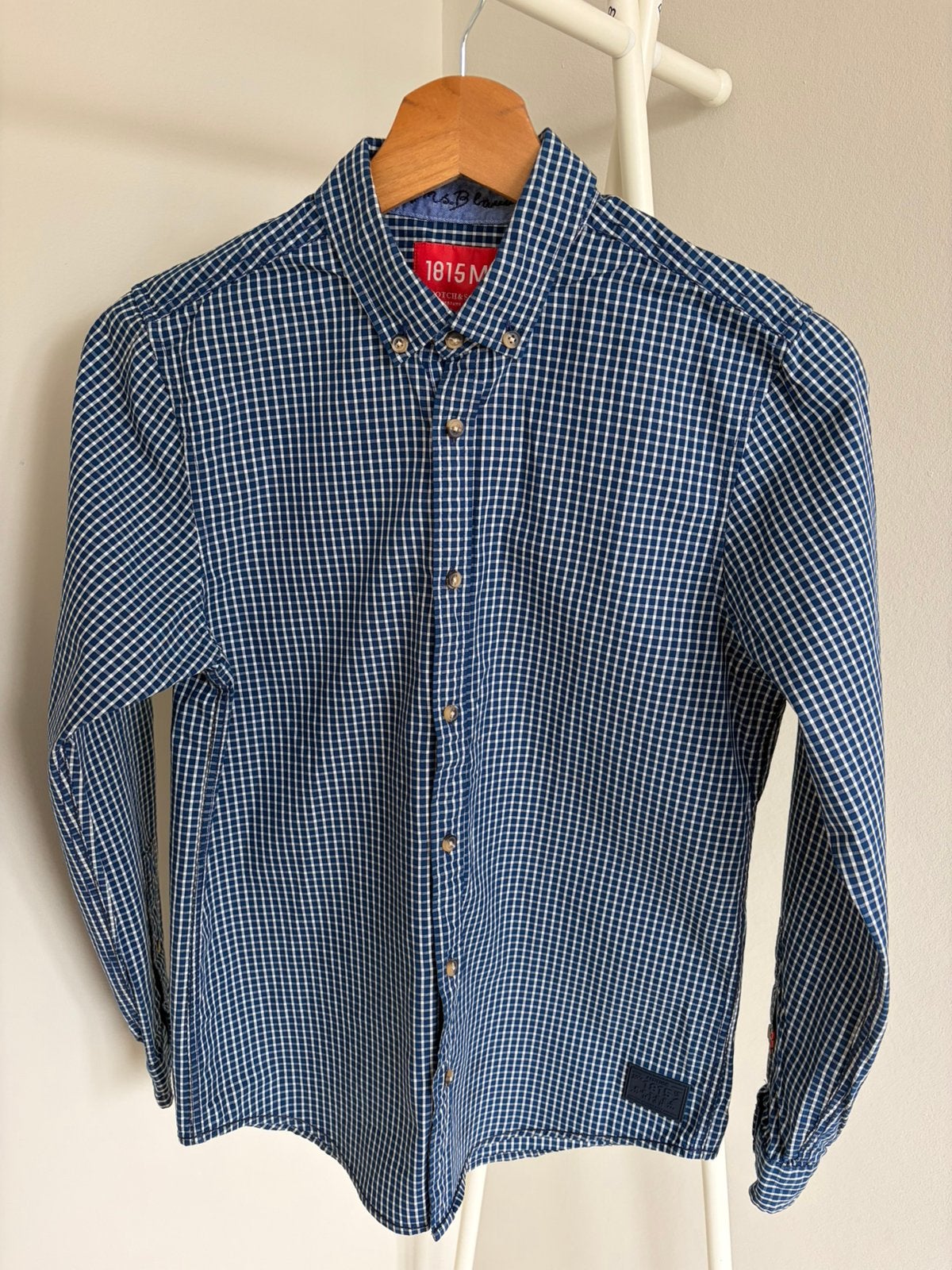 Stoer Scotch & Soda 1815M overhemd – maat 152 (12 jaar), Ophalen of Verzenden, Zo goed als nieuw, Jongen, Overhemd of Blouse