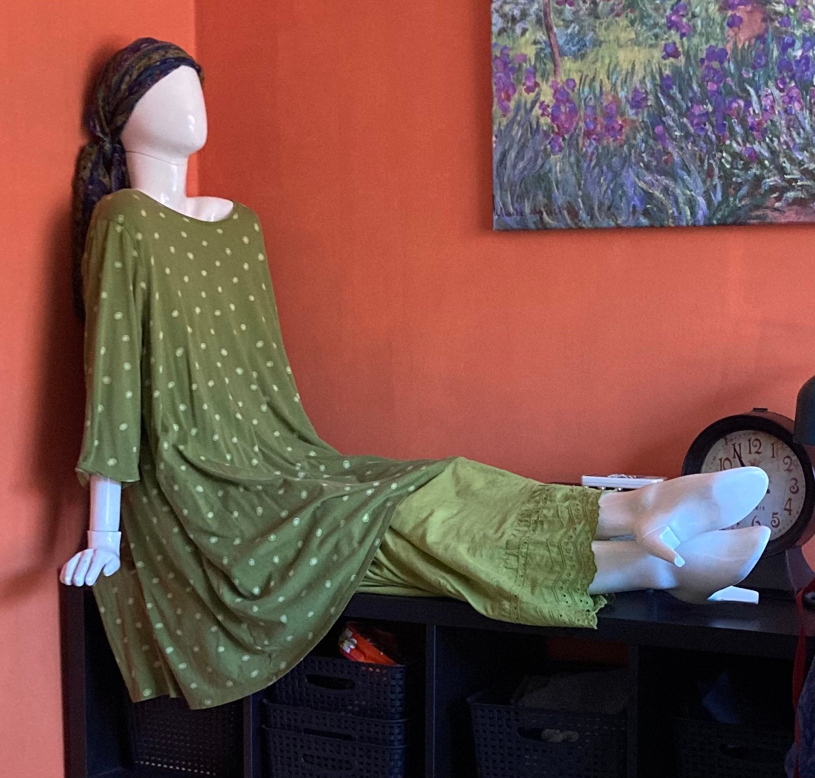 Etalage pop zittend, Antiek en Kunst, Ophalen of Verzenden
