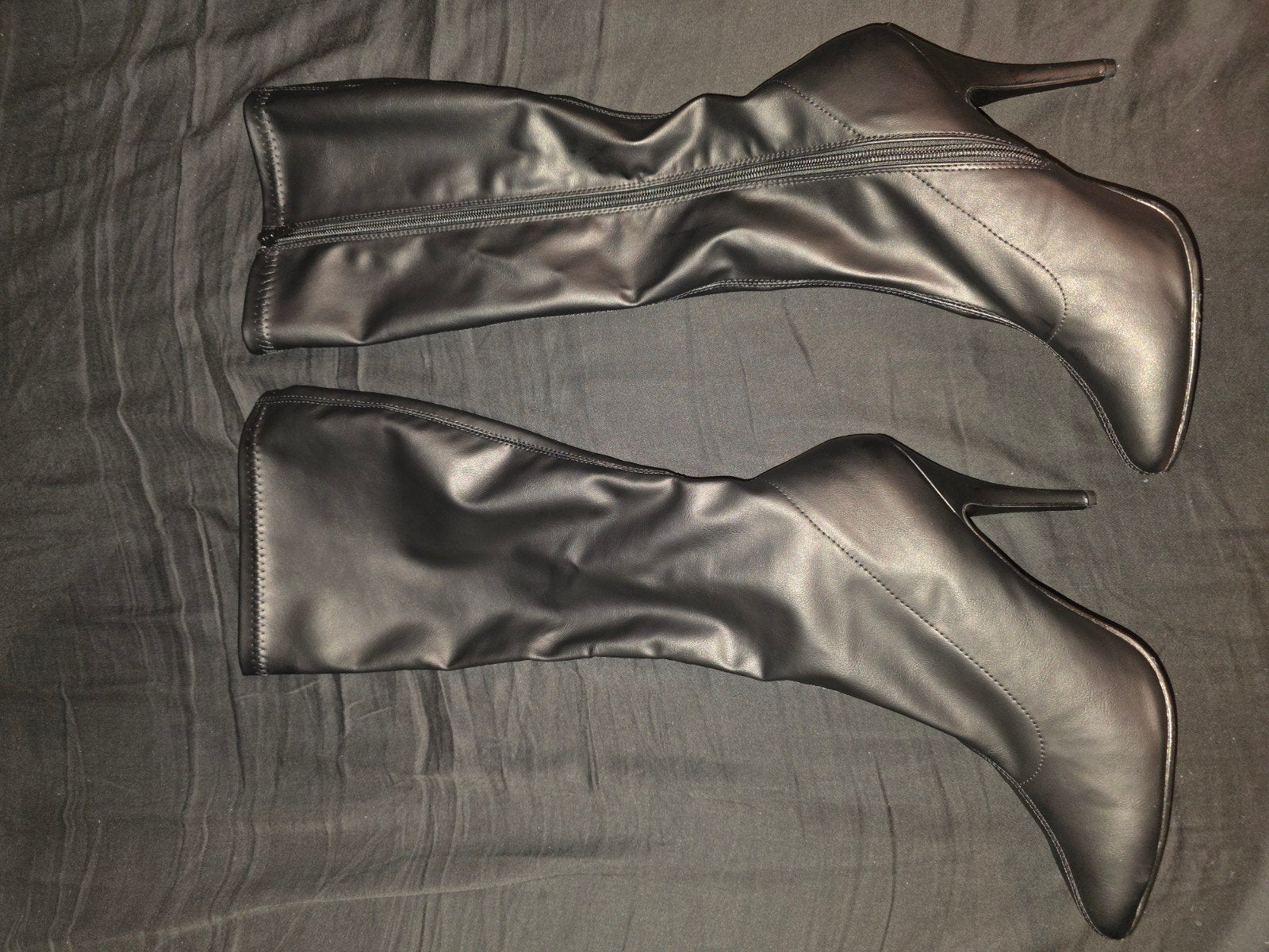Pleaser Seduce-2000 Zwarte Overknee Laarzen Maat 41, Kleding | Dames, Ophalen, Hoge laarzen, Zwart, Nieuw