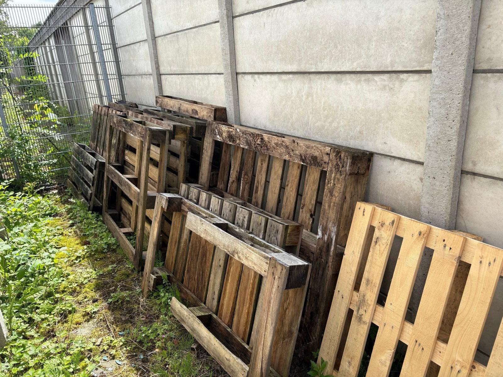 Gebruikte houten pallets - Diverse maten en condities, Ophalen, Gebruikt, 50 mm of meer, Pallet