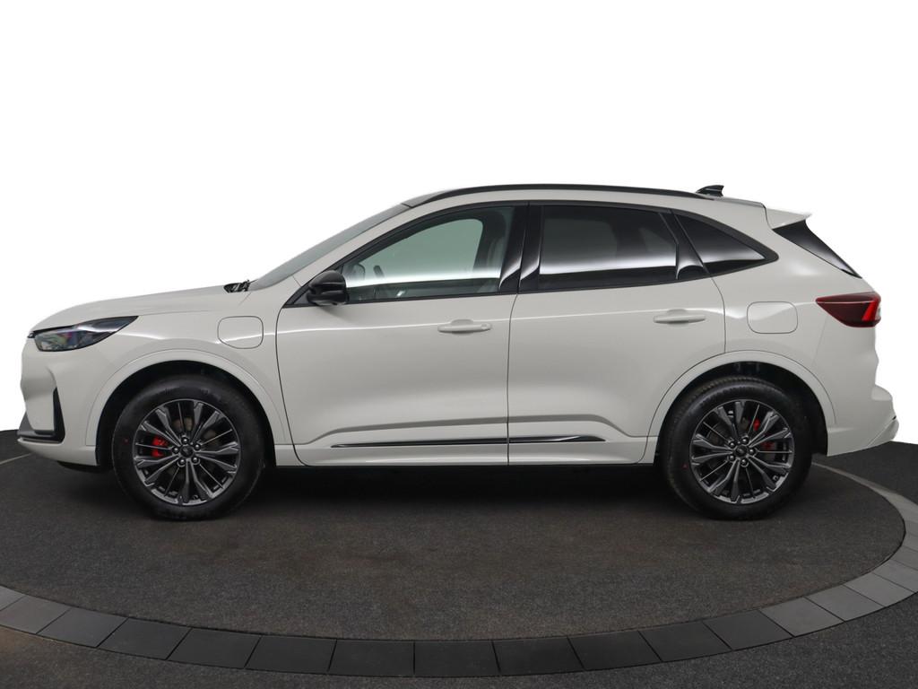 Ford Kuga 2.5 PHEV 243pk Sound Edition | Adapt. Cruise | Tre, Auto's, Ford, 14 kWh, Zwart, 4 cilinders, Leder en Stof