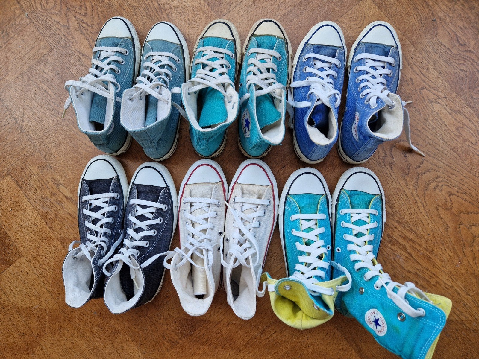 6 paar originele Converse Allstars, maat 37, Ophalen of Verzenden, Sneakers of Gympen, Converse All Stars, Gedragen
