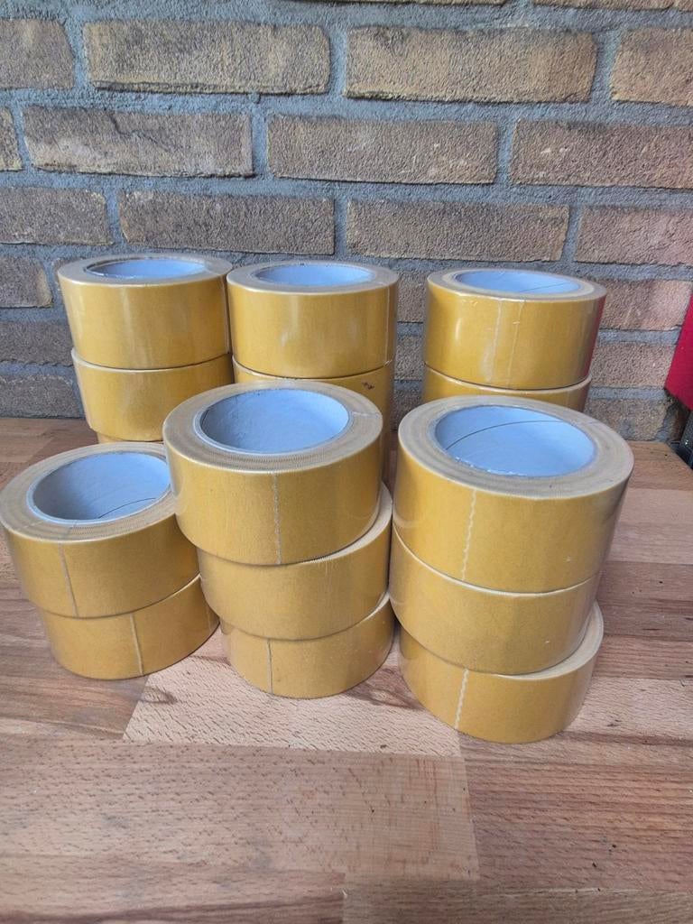 Dubbelzijdig tape - Sterke hechting voor diverse klussen, Zelfklevend, Overige thema's, Geel, Nieuw