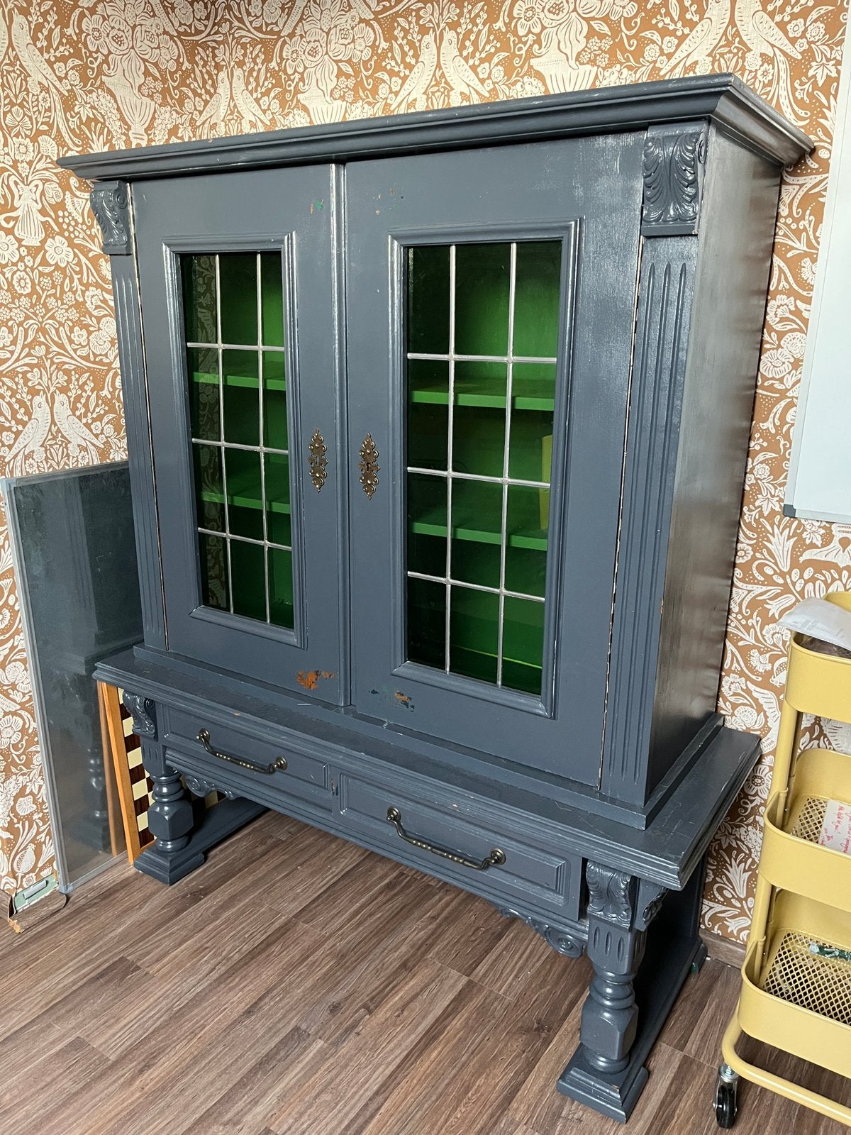 Vintage kastje - opknapper - gratis, Huis en Inrichting, Ophalen, Gebruikt, 100 tot 150 cm, 100 tot 150 cm