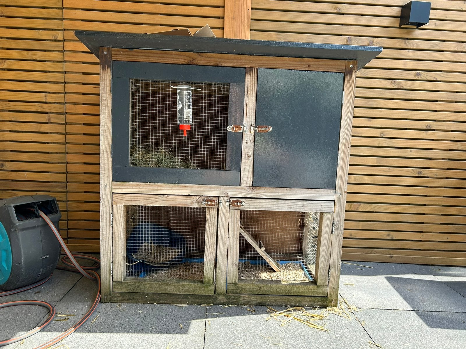 Stevig buitenhok voor konijn, Ophalen, Gebruikt, 90 cm of meer, Konijn
