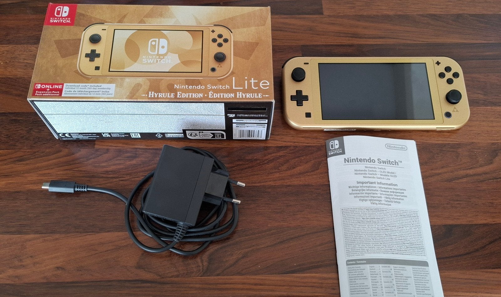 Nintendo Switch Lite, Zelda Hyrule Edition, Ophalen, Overige kleuren, Zo goed als nieuw