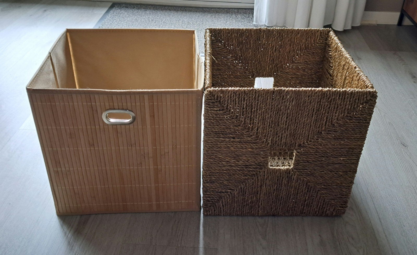 IKEA KNIPSA & bamboe opbergbox, Ophalen, 50 tot 100 cm, Minder dan 50 cm