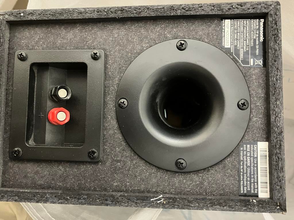 Panasonic SB-PMX4 speakers - Zwart, Overige merken, Gebruikt, Ophalen of Verzenden, 60 tot 120 watt