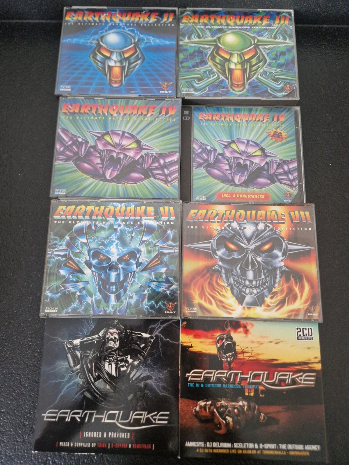 Earthquake hardcore gabber cd set. Thunderdome 90's collect, Ophalen of Verzenden, Zo goed als nieuw