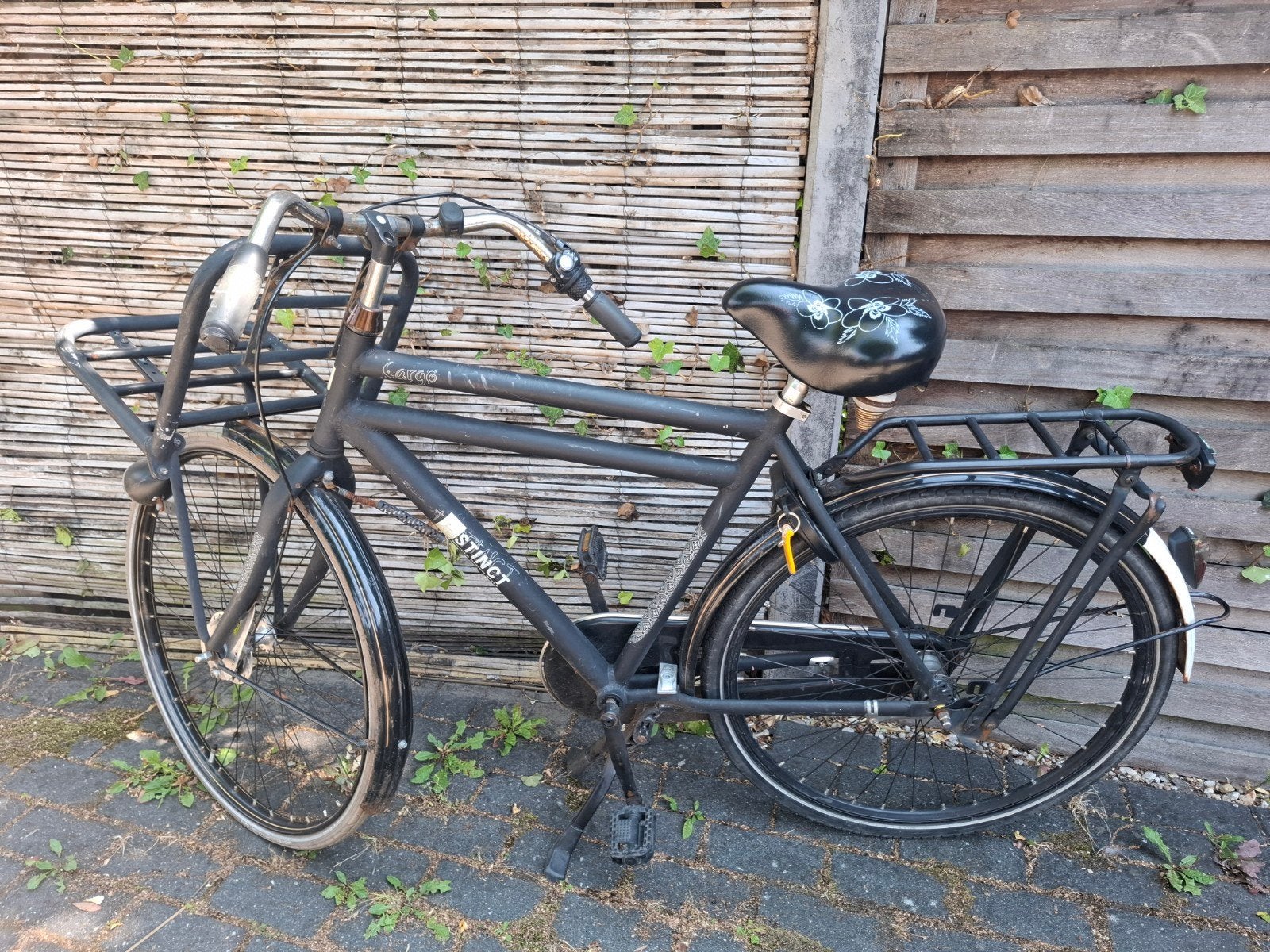 Oude herenfiets opafiets STINGT OPKNAPPER, Fietsen en Brommers, Ophalen, Gebruikt, Overige merken