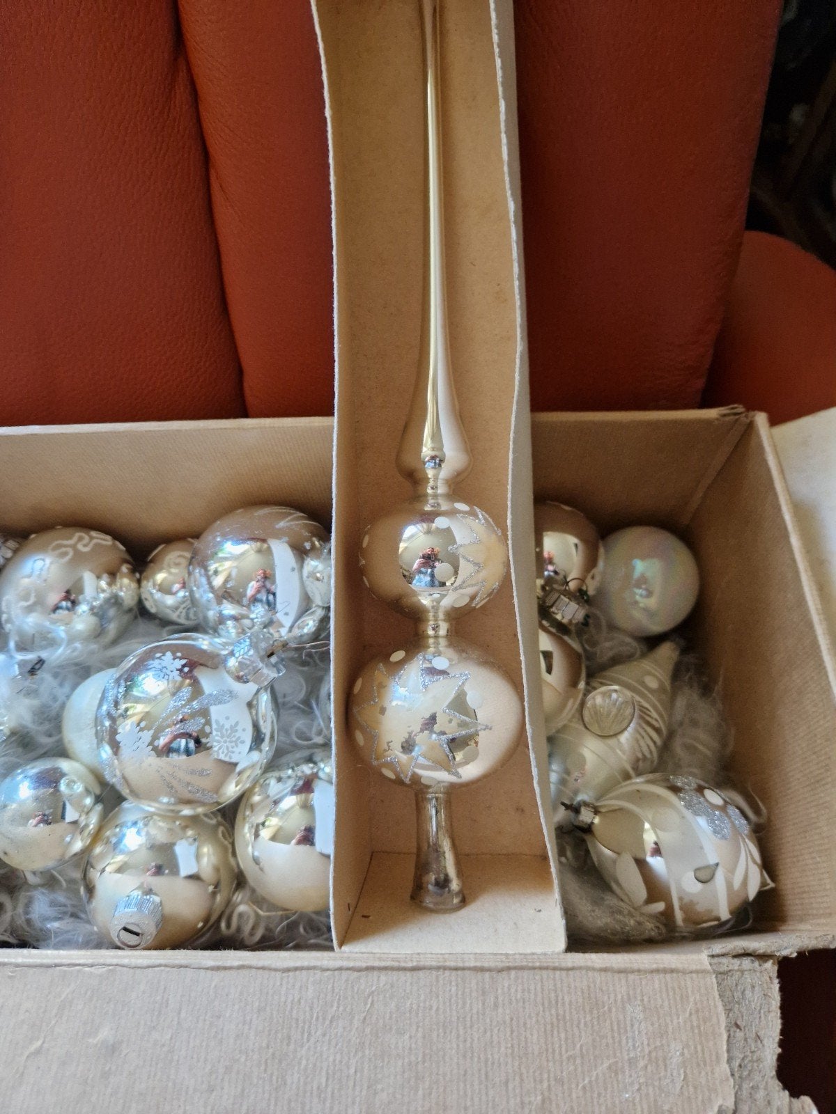 Oude kerstballen van oma jaren 60, Ophalen of Verzenden
