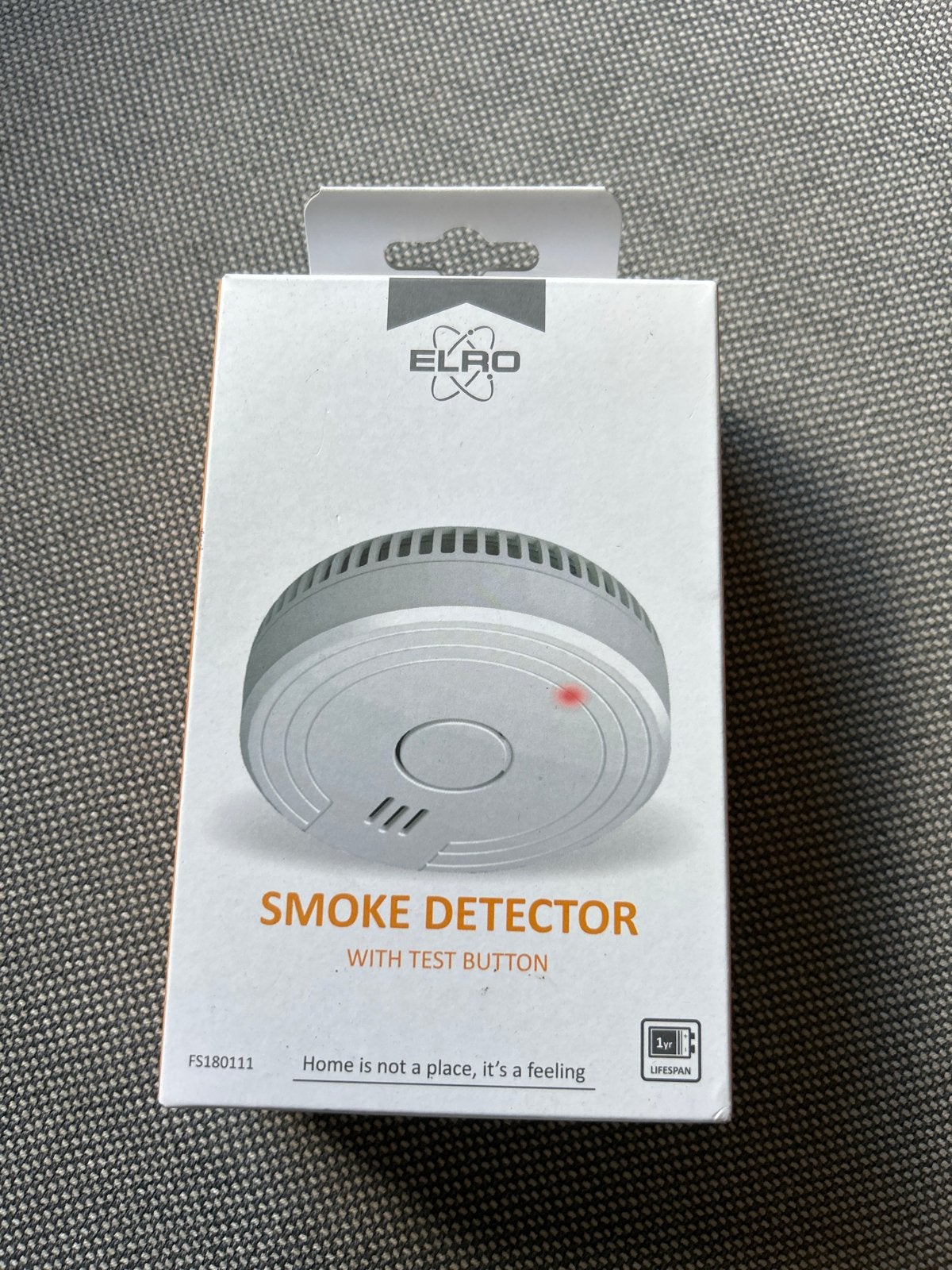 ELRO Rookmelder met Testknop - Nieuw in Doos, Doe-het-zelf en Verbouw, Alarmsystemen, Ophalen of Verzenden, Nieuw, Detector, Sensor of Melder