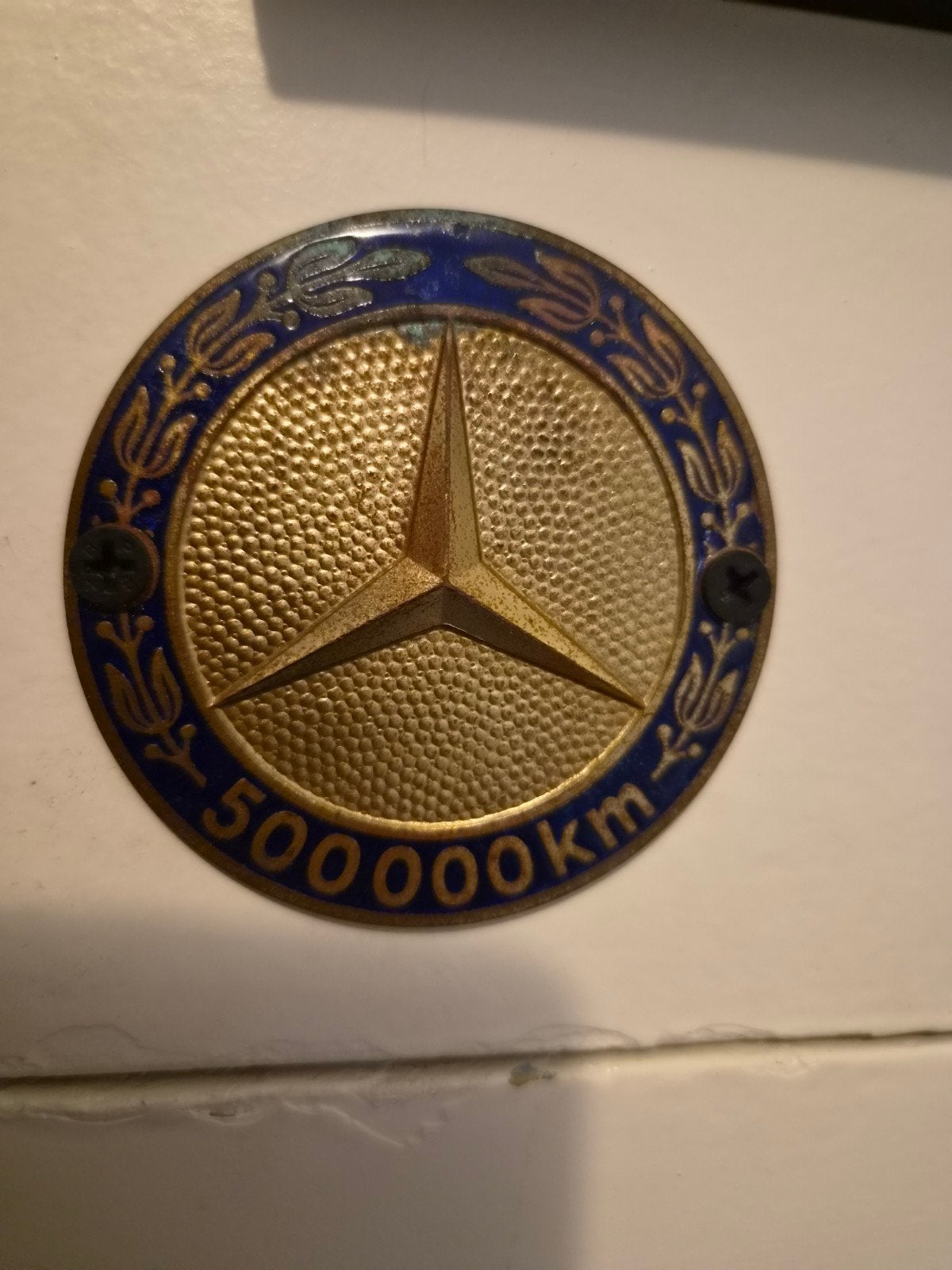 Mercedes Benz 500000 Grill embleem 5 Ton, Ophalen of Verzenden, Gebruikt, Auto's