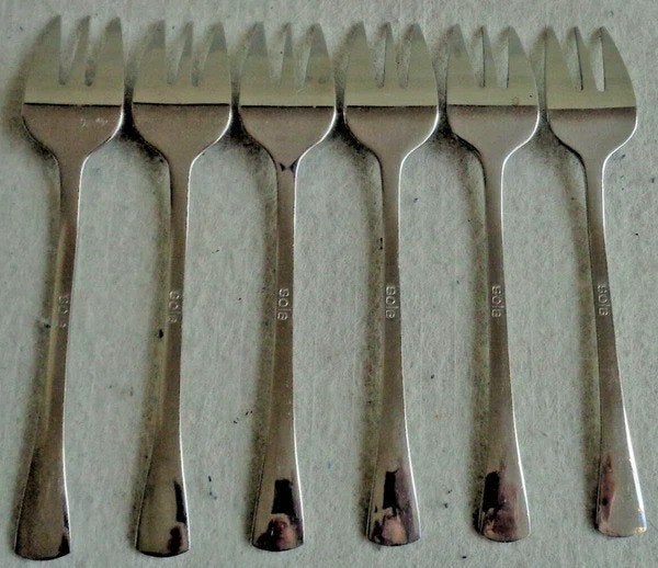 SOLA MONIQUE 6x taartvork gebakvork 12cm vorkenset, Verzenden