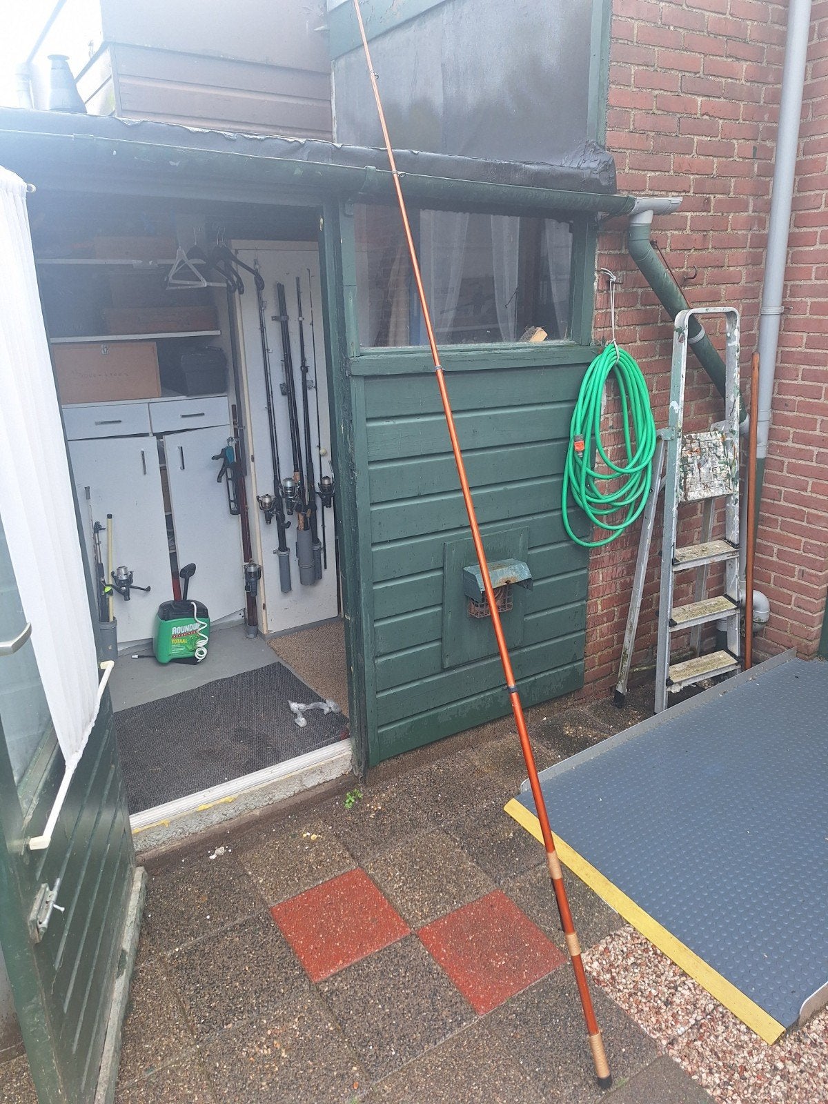 telescoop hengel 350cm, Ophalen, Molen