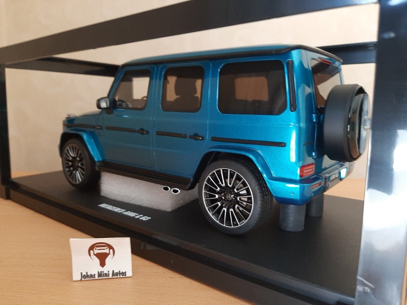 Mercedes G63 AMG 2024 Hyper Blue Magno van GT Spirit 1:18, Overige merken, Auto, Nieuw, Ophalen of Verzenden