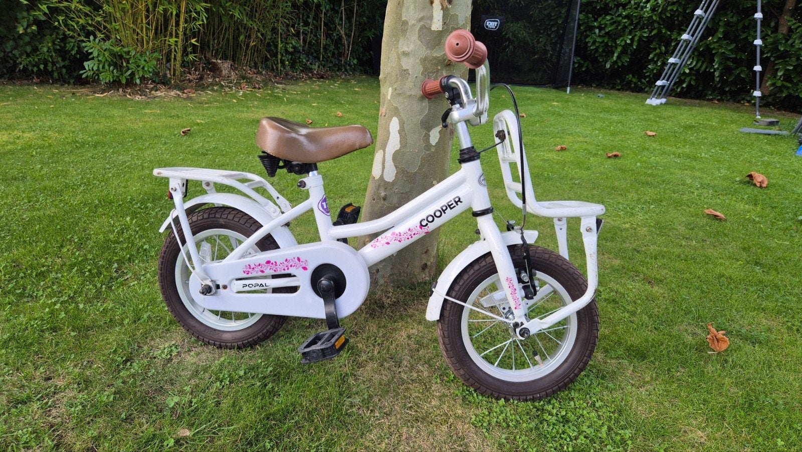 meisjes fiets kinderfiets popal 12,5 inch, Fietsen en Brommers, Ophalen, Zijwieltjes, Gebruikt, Minder dan 16 inch