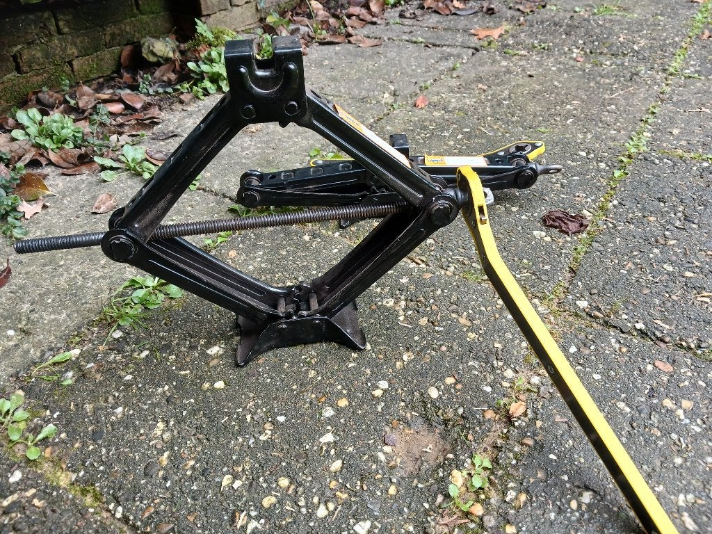 2 Schaarkrikken 2 ton – inclusief ratelsleutels, Ophalen of Verzenden, Zo goed als nieuw, Manueel, Schaarkrik