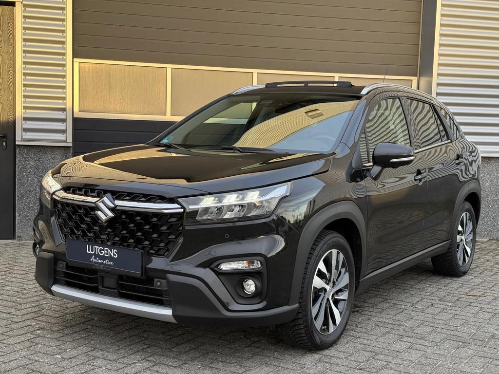Suzuki S-Cross 1.5 Hybrid Pano 360 camera dodehoek, Gebruikt, Zwart, 4 cilinders, Leder en Stof