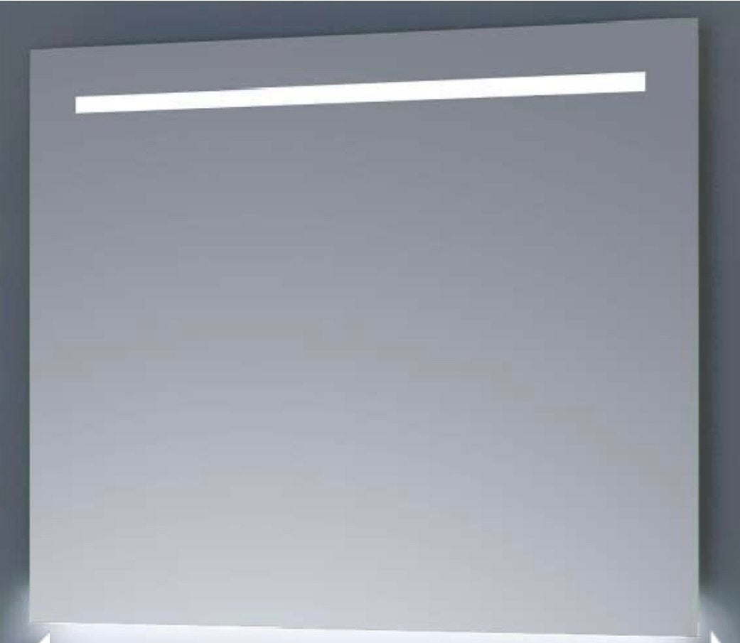 Badkamerspiegel met verlichting 80x70 cm, Ophalen, Zo goed als nieuw, 75 tot 100 cm, Minder dan 100 cm