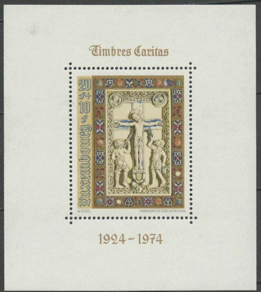Luxemburg 1974 - Yvert blok 9 -  Codex Aureus van Echternach, Ophalen of Verzenden, Luxemburg, Postfris