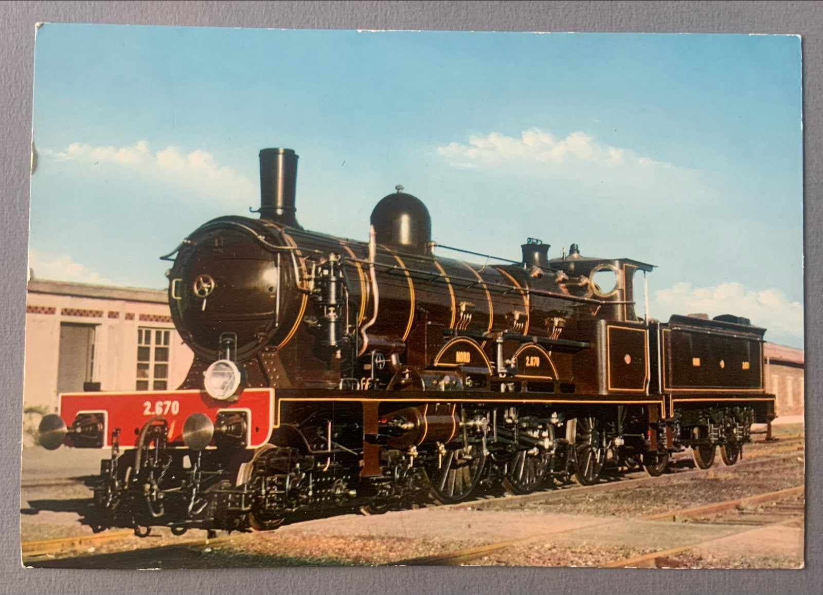 Locomotief "Atlantic", 2.670 NORD (1904/1912), Verzenden, Gebruikt, Trein, Kaart of Prent