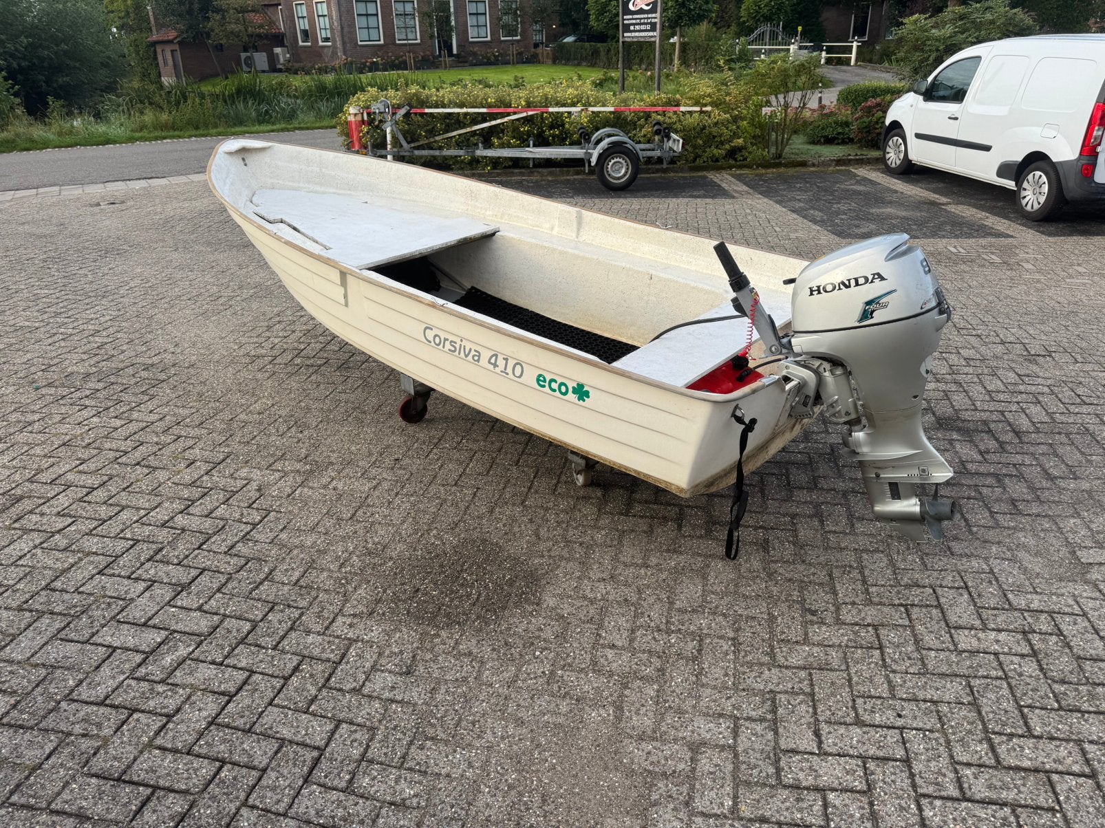 Leuke corsiva 410 open boot met 8 pk honda 4-takt, 8 pk, 4 m, Tot 10 pk, Elektrische start