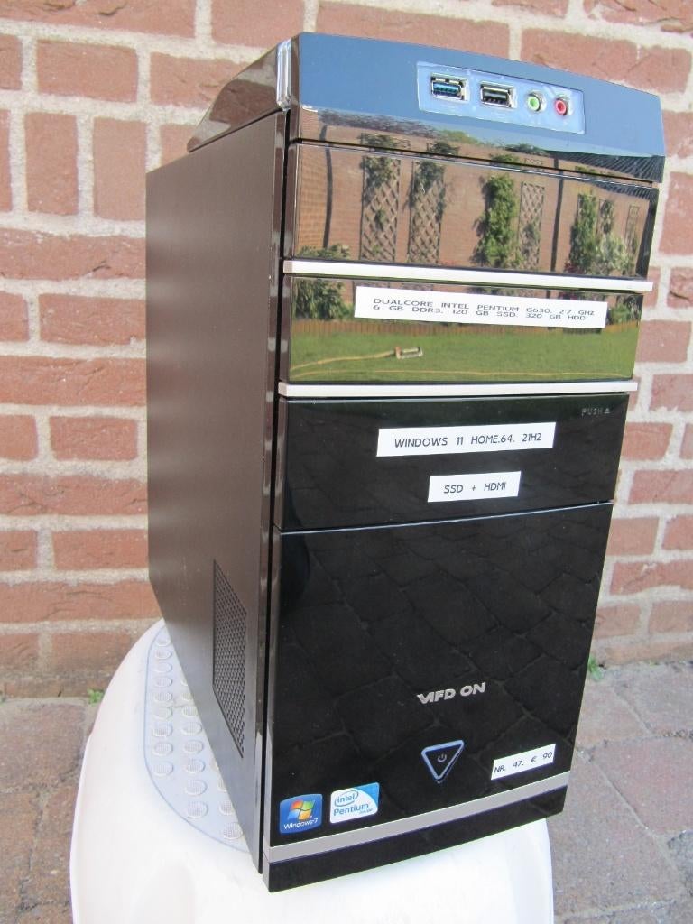 (Nr.47)Medion pc  met DualCore Intel Pentium G630. 2,7 Ghz., Computers en Software, Computerbehuizingen, Zo goed als nieuw, Ophalen of Verzenden